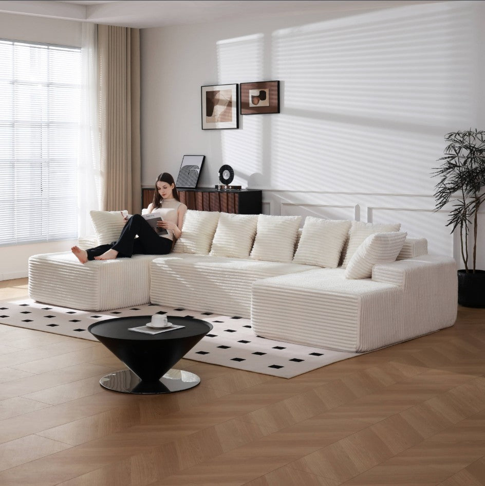 Vasto — Bezramowa sofa modułowa XL 350 cm
