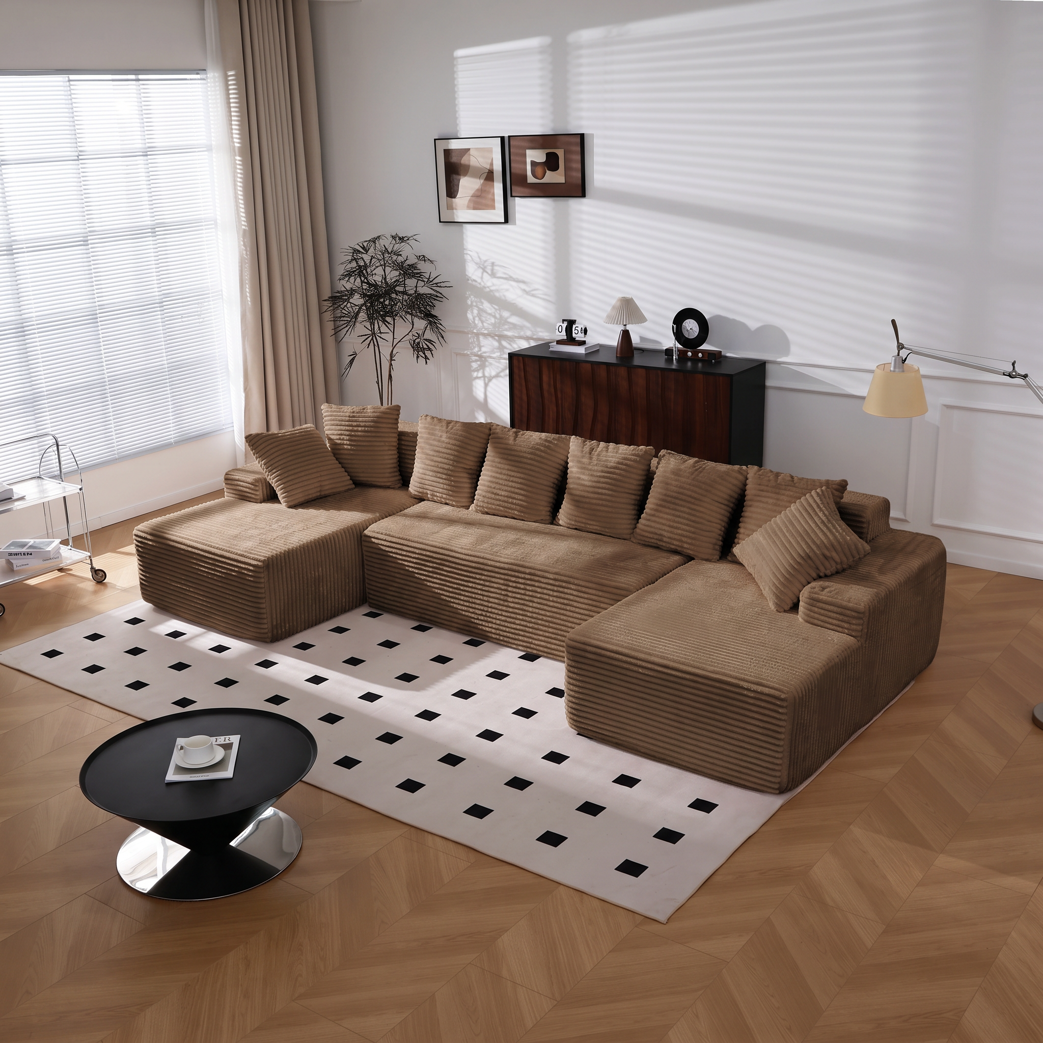 Vasto — Bezramowa sofa modułowa XL 350 cm