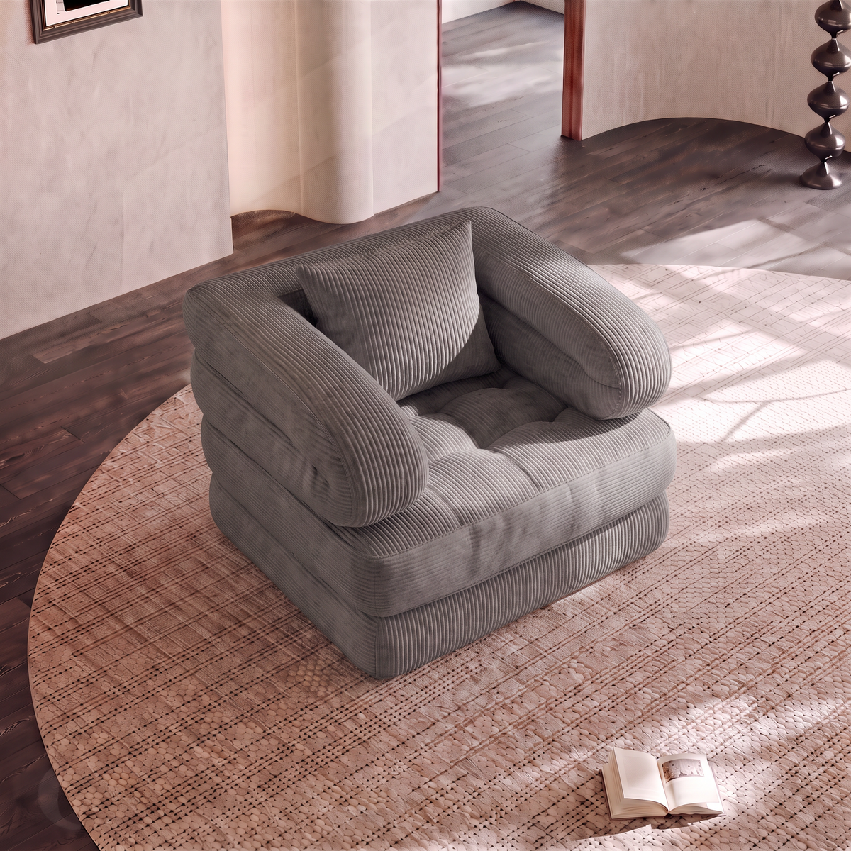 Mova — Bezramowy fotel modułowy 90 cm