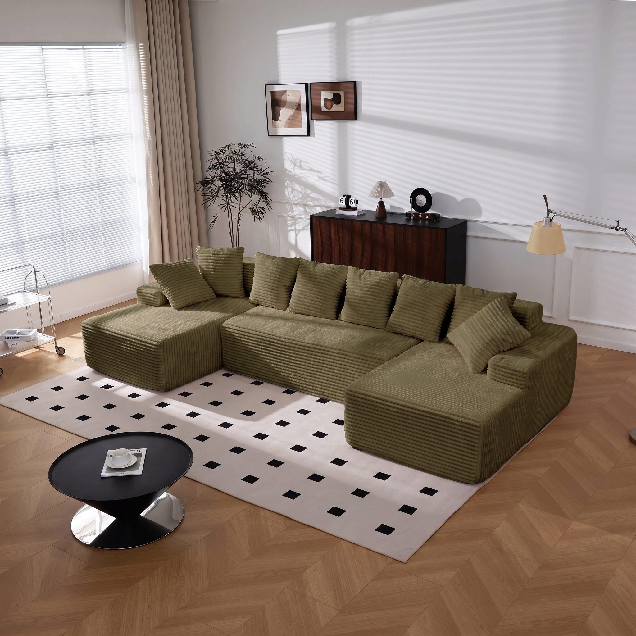 Vasto — Bezramowa sofa modułowa XL 350 cm