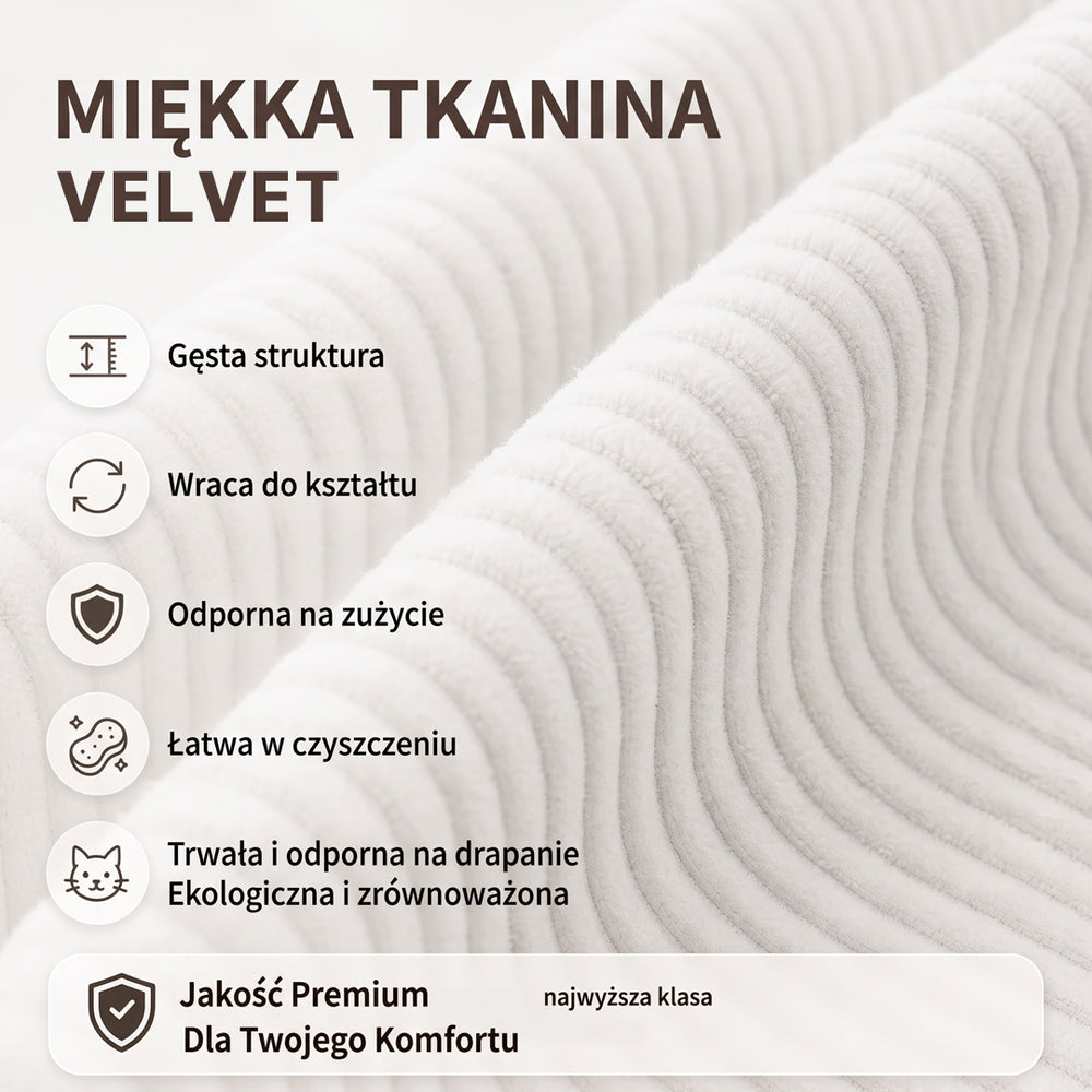 Premium velvet — miękki i odporny