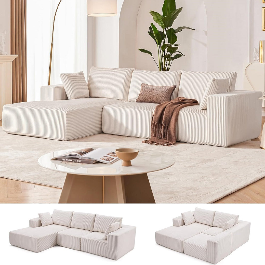 Rivo — Bezramowa sofa modułowa 270 cm